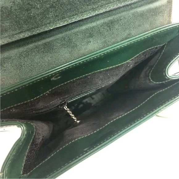 Gucci Green Leather Shoulder Bag - Picture 9 of 16